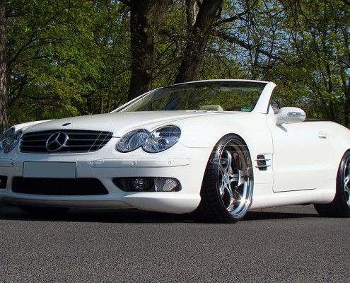 R230 SL Roadster Mercedes Tuning AMG Bodykit Wheels Exhaust Spacer Carbon