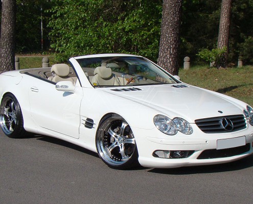 R230 SL Roadster Mercedes Tuning AMG Bodykit Wheels Exhaust Spacer Carbon