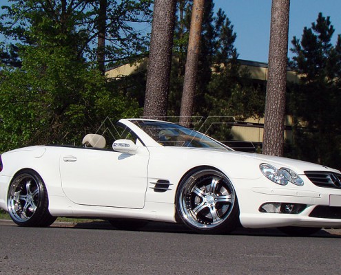 R230 SL Roadster Mercedes Tuning AMG Bodykit Wheels Exhaust Spacer Carbon