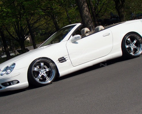R230 SL Roadster Mercedes Tuning AMG Bodykit Wheels Exhaust Spacer Carbon