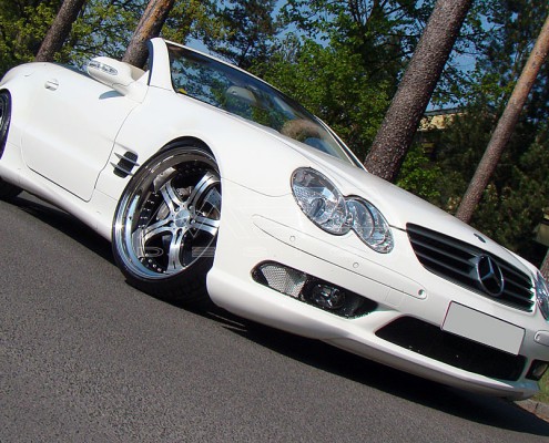 R230 SL Roadster Mercedes Tuning AMG Bodykit Wheels Exhaust Spacer Carbon