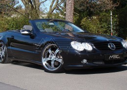 SL500 with one piece 9+10,5 with 245+285 spacers 30+25mm