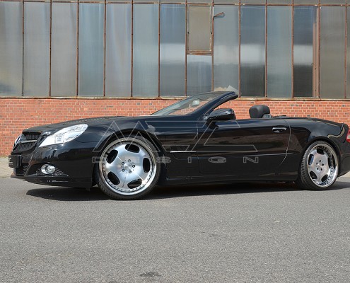 R230 SL Roadster Mercedes Tuning AMG Bodykit Wheels Exhaust Spacer Carbon