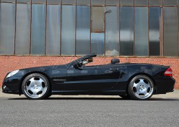 R230 SL Roadster Mercedes Tuning AMG Bodykit Felgen Auspuff Spurverbreiterung Carbon
