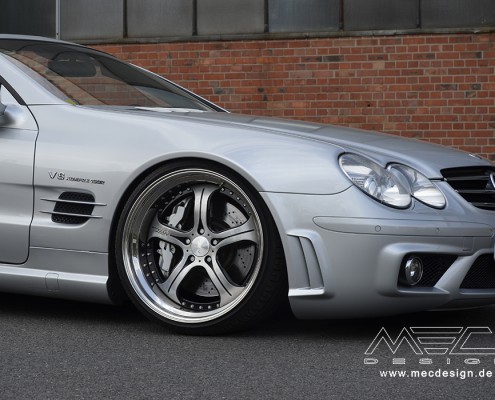 R230 SL Roadster Mercedes Tuning AMG Bodykit Wheels Exhaust Spacer Carbon