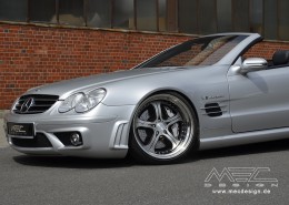 R230 SL Roadster Mercedes Tuning AMG Bodykit Felgen Auspuff Spurverbreiterung Carbon