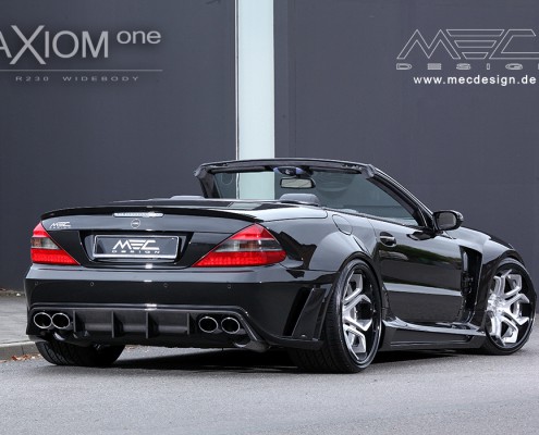 R230 SL Roadster Mercedes Tuning AMG Bodykit Felgen Auspuff Spurverbreiterung Carbon