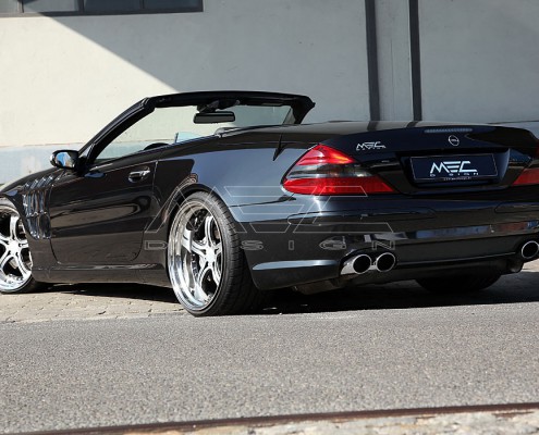 R230 SL Roadster Mercedes Tuning AMG Bodykit Wheels Exhaust Spacer Carbon