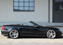 R230 SL Roadster Mercedes Tuning AMG Bodykit Felgen Auspuff Spurverbreiterung Carbon