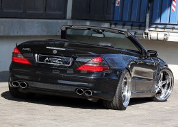 R230 SL Roadster Mercedes Tuning AMG Bodykit Felgen Auspuff Spurverbreiterung Carbon
