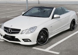 E350CDI with mecxtremeIII 1pc. Wheel Full Matt Black Edition and Exhaust