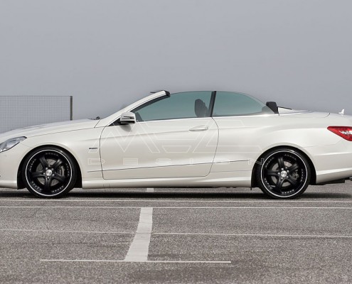 E350CDI with mecxtremeIII 1pc. Wheel Full Matt Black Edition and Exhaust