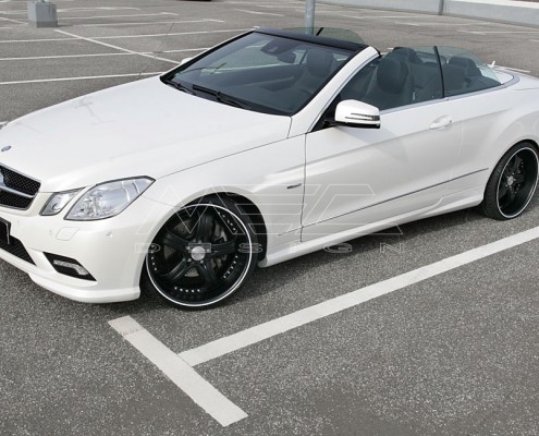 E350CDI with mecxtremeIII 1pc. Wheel Full Matt Black Edition and Exhaust