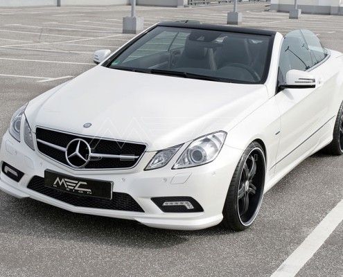 E350CDI with mecxtremeIII 1pc. Wheel Full Matt Black Edition and Exhaust