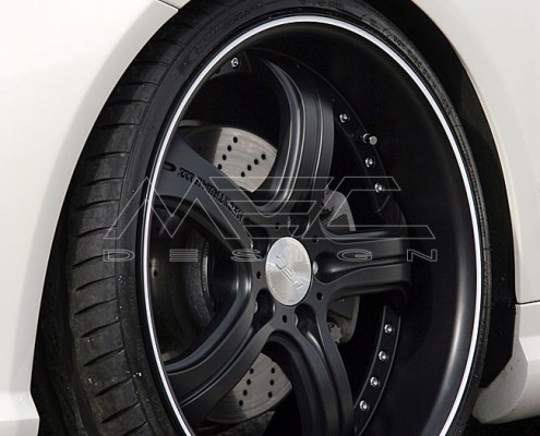 E350CDI with mecxtremeIII 1pc. Wheel Full Matt Black Edition and Exhaust