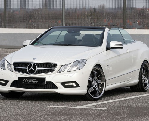 E350CDI with mecxtremeIII 1pc. Wheel Satin Black Edition and Exhaust