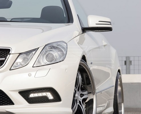 E350CDI with mecxtremeIII 1pc. Wheel Satin Black Edition and Exhaust