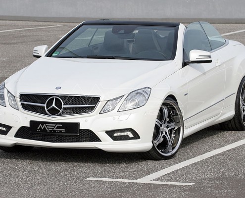 E350CDI with mecxtremeIII 1pc. Wheel Satin Black Edition and Exhaust