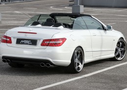 E350CDI with mecxtremeIII 1pc. Wheel Satin Black Edition and Exhaust