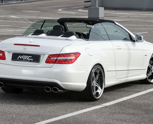 E350CDI with mecxtremeIII 1pc. Wheel Satin Black Edition and Exhaust