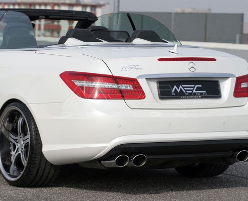 E350CDI with mecxtremeIII 1pc. Wheel Satin Black Edition and Exhaust