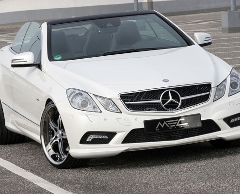 E350CDI with mecxtremeIII 1pc. Wheel Satin Black Edition and Exhaust