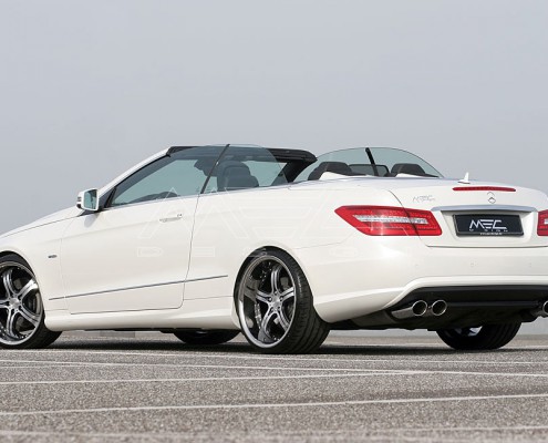 E350CDI with mecxtremeIII 1pc. Wheel Satin Black Edition and Exhaust