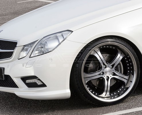 E350CDI with mecxtremeIII 1pc. Wheel Satin Black Edition and Exhaust