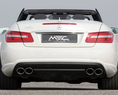 E350CDI with mecxtremeIII 1pc. Wheel Satin Black Edition and Exhaust