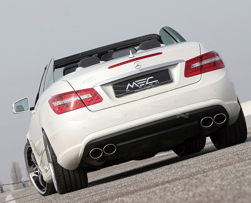 E350CDI with mecxtremeIII 1pc. Wheel Satin Black Edition and Exhaust