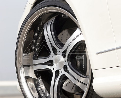 E350CDI with mecxtremeIII 1pc. Wheel Satin Black Edition and Exhaust