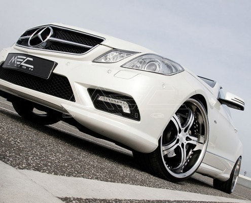 E350CDI with mecxtremeIII 1pc. Wheel Satin Black Edition and Exhaust
