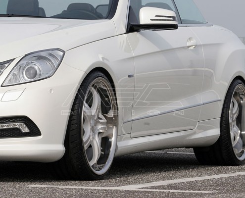 E350CDI with mecxtremeIII 1pc. Wheel Satin White Edition and Exhaust