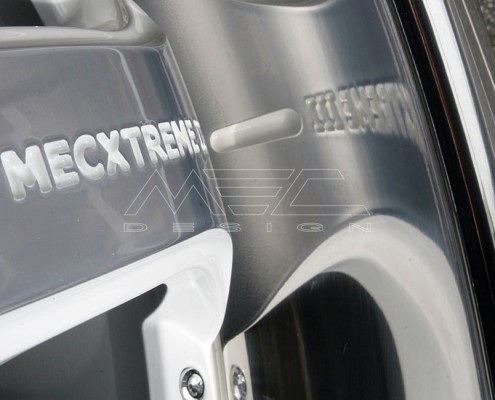 E350CDI with mecxtremeIII 1pc. Wheel Satin White Edition and Exhaust