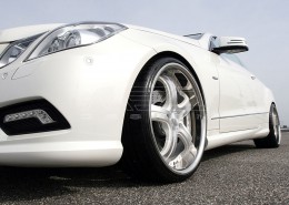 E350CDI with mecxtremeIII 1pc. Wheel Satin White Edition and Exhaust