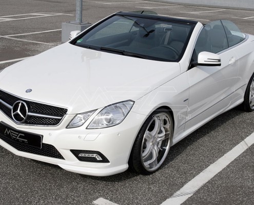E350CDI with mecxtremeIII 1pc. Wheel Satin White Edition and Exhaust