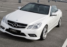 E350CDI with mecxtremeIII 1pc. Wheel Satin White Edition and Exhaust
