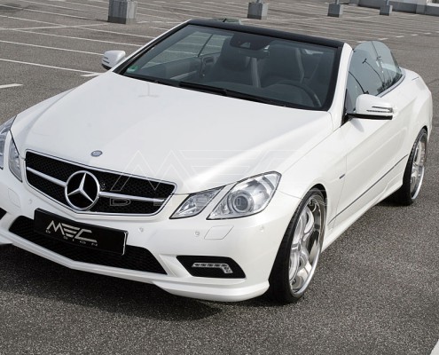 E350CDI with mecxtremeIII 1pc. Wheel Satin White Edition and Exhaust