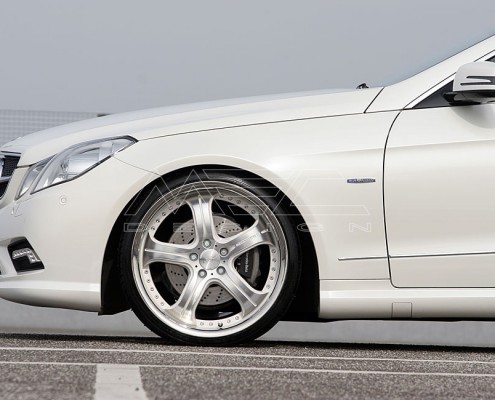 E350CDI with mecxtremeIII 1pc. Wheel Satin White Edition and Exhaust
