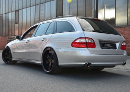 W211 S211 E-Klasse Mercedes Tuning AMG Bodykit Felgen Auspuff Spurverbreiterung Carbon