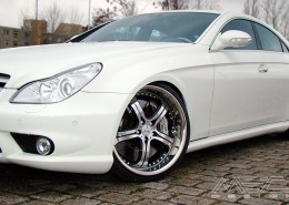 W219 CLS Tuning AMG Bodykit Felgen Auspuff Spurverbreiterung Carbon