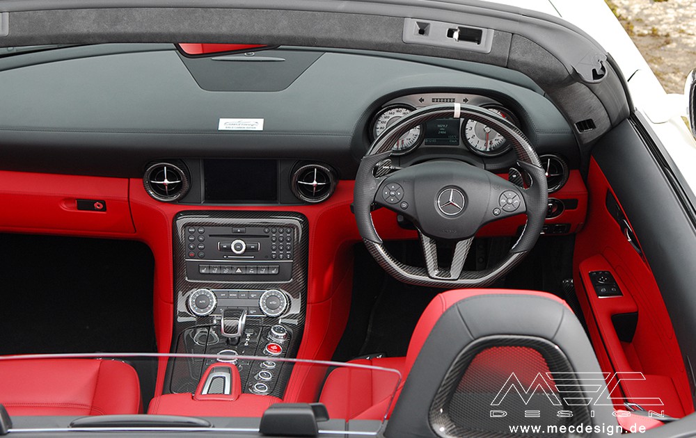 SLS C197 Mercedes Tuning AMG Interior Carbon Leather