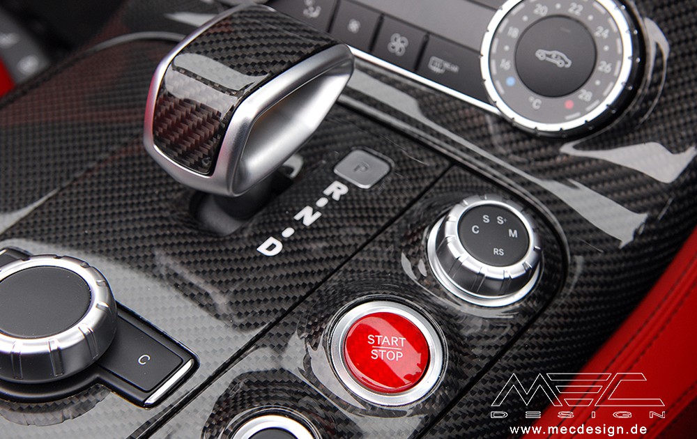 SLS C197 Mercedes Tuning AMG Interior Carbon Leather