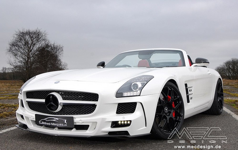 SLS R197 Mercedes Tuning AMG Bodykit Wheels Exhaust Spacer Carbon