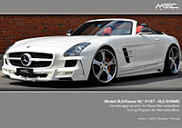 SLS R197 Mercedes Tuning AMG Bodykit Wheels Exhaust Spacer Carbon