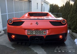 Customer from Switzerland with 458 Italia