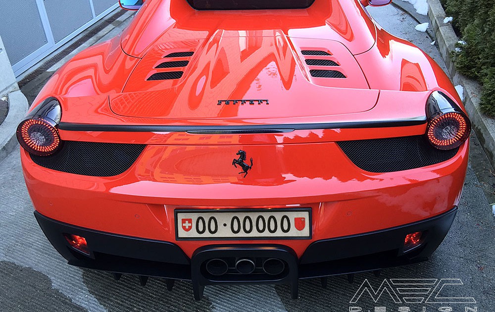 Customer from Switzerland with 458 Italia