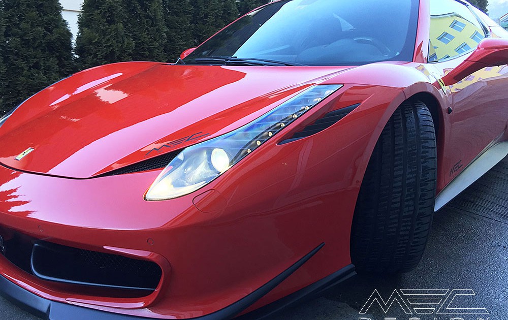 Customer from Switzerland with 458 Italia
