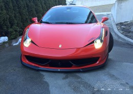 Customer from Switzerland with 458 Italia