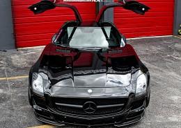 SLS C197 Mercedes Tuning AMG Bodykit Felgen Auspuff Spurverbreiterung Carbon